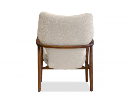 Mobital™ Ingrid Armless Lounge Chair - Cream Boucle, Fabric