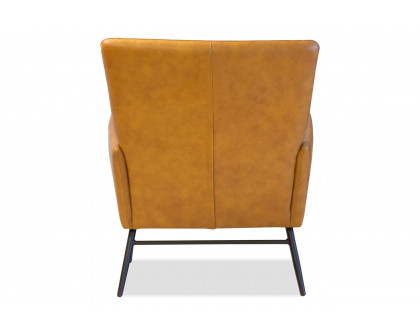 Mobital™ Morisson Square Arms Lounge Chair - Whiskey, Leather