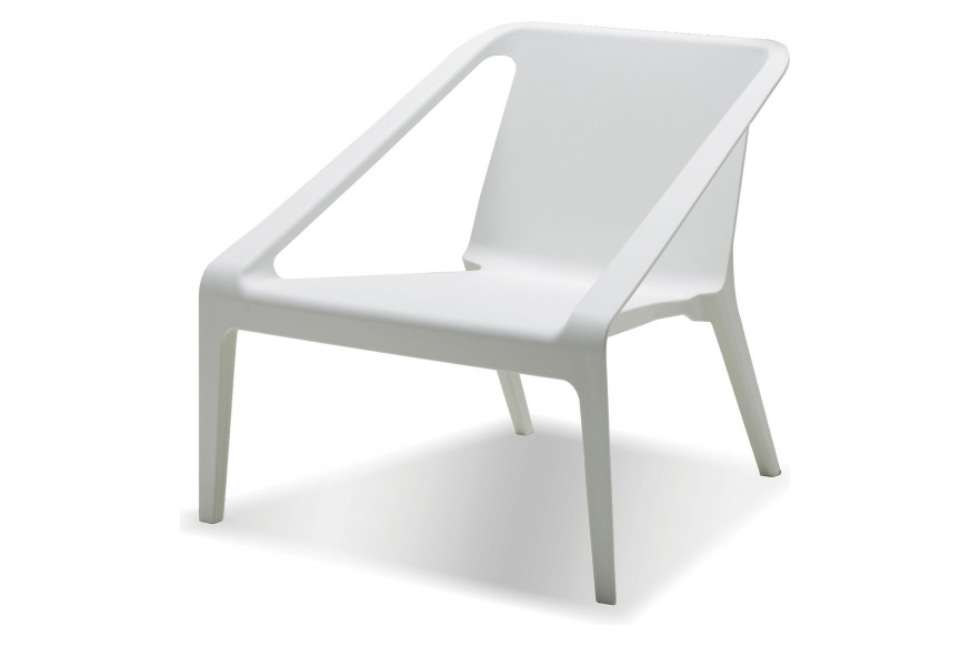 Mobital™ Yumi Track Arms Lounge Chair - White