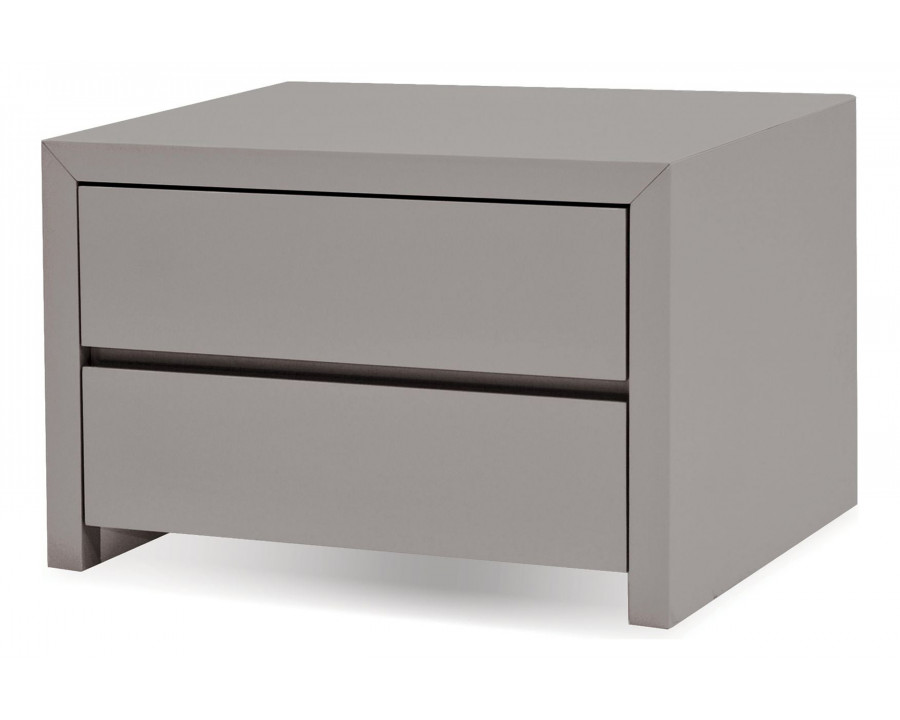 Mobital Blanche Night Table with 2 Drawers - Stone