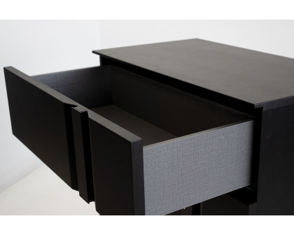 Mobital Carbon Night Table - Matte Black, Right Facing