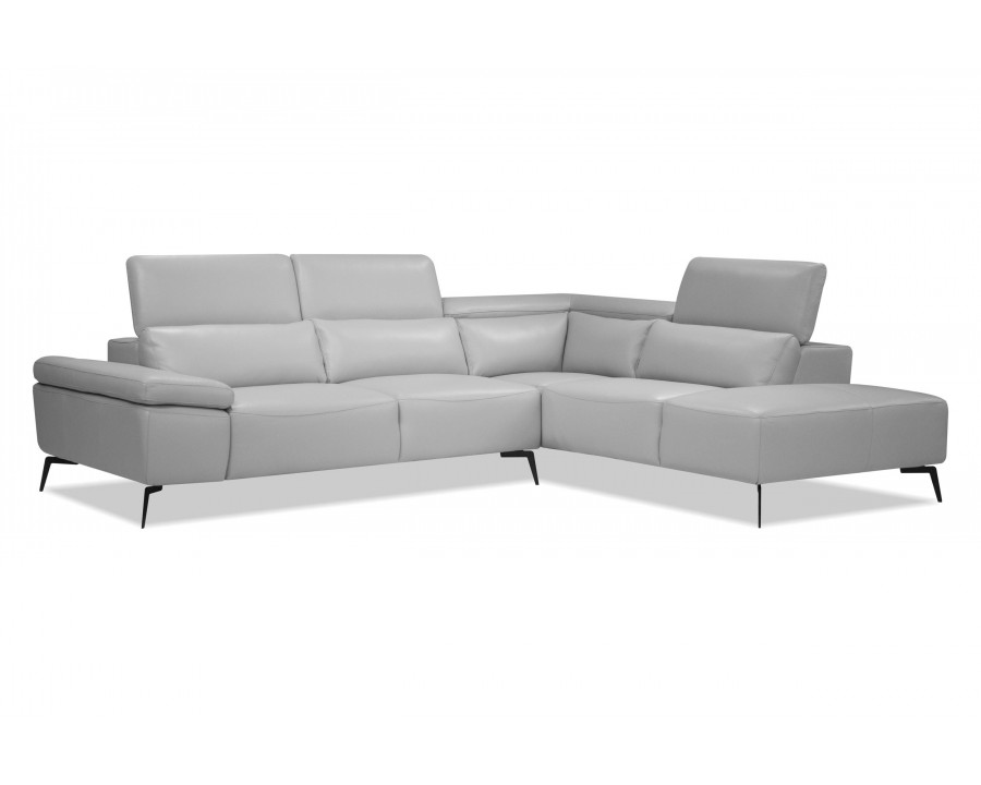 Mobital Camello Modular L-Shaped Corner Sectional - Right Facing, Silver