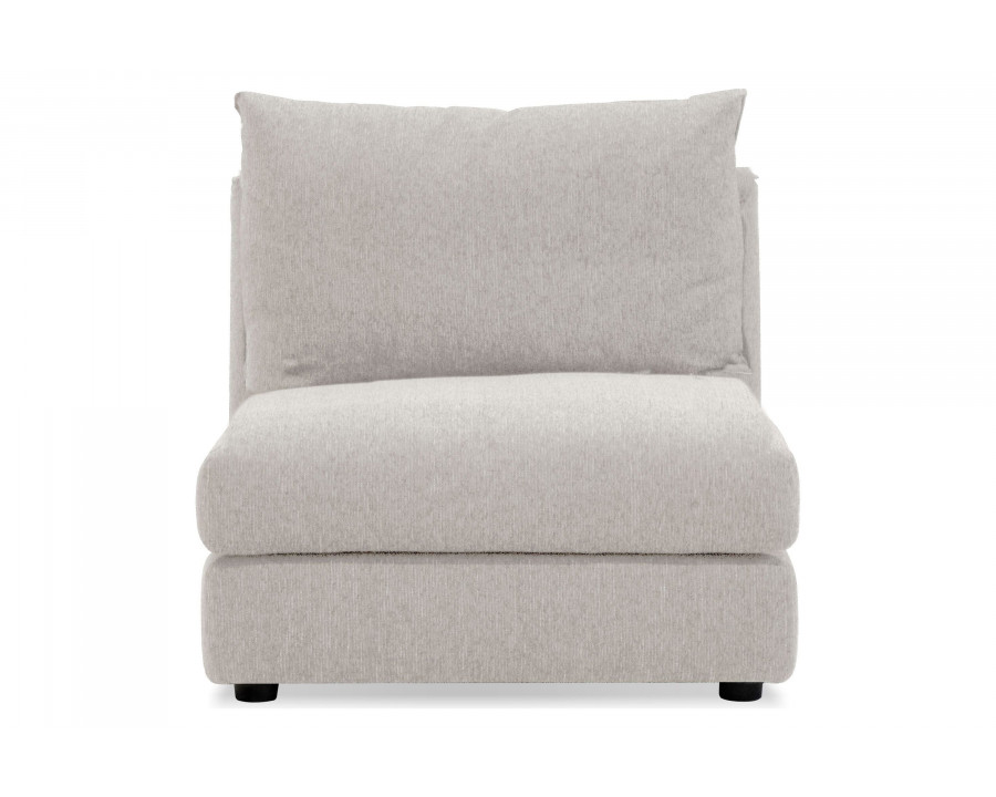 Mobital - Armstrong Sectional Extension Chair in Ivory, Fabric