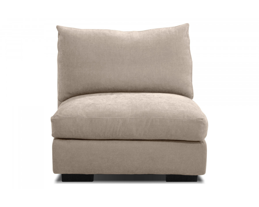 Mobital - Onza Sectional Extension Chair in Oyster, Fabric