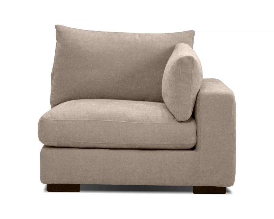 Mobital - Onza Right Facing Chair 1 Arm of Sectional in Oyster, Fabric