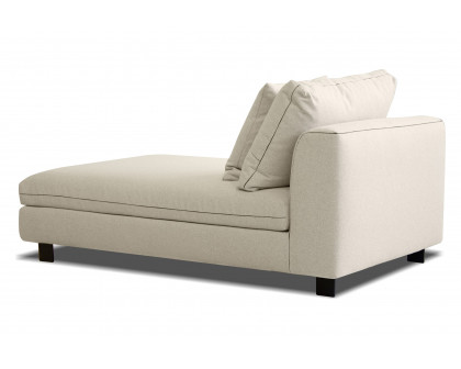 Mobital Plateau Armless Chaise of Sectional - Stone Wheat, Fabric