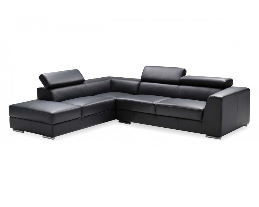 Mobital Icon Modular L-Shaped Corner Sectional - Left Facing, Black