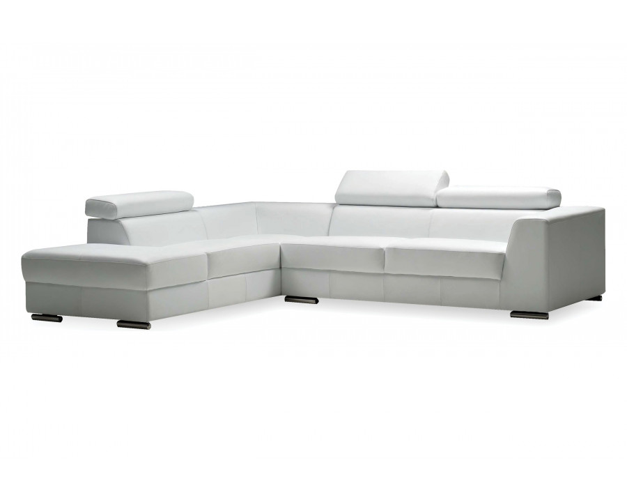 Mobital Icon Modular L-Shaped Corner Sectional - Left Facing, White