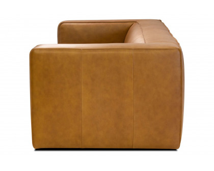 Mobital - Brixton Stationary Sofa in Whiskey, Leather