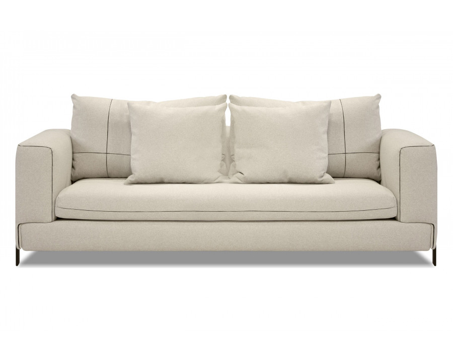 Mobital Plateau Stationary Sofa - Stone Wheat, Fabric