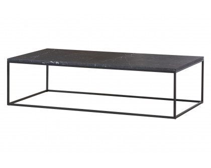 Mobital - Onix Rectangle Coffee Table in Black Marquina Marble