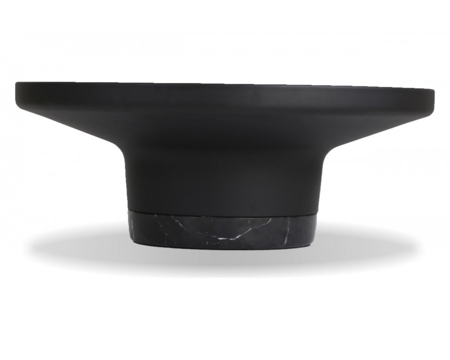 Mobital - Spacer Round Coffee Table in Matte Black