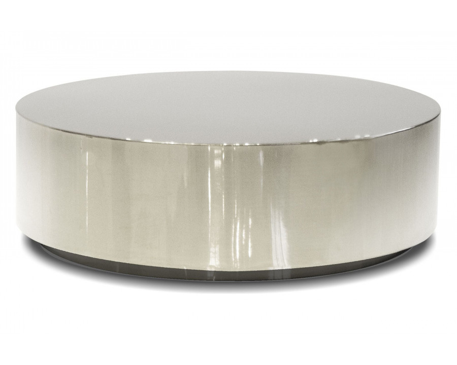 Mobital Sphere Round Coffee Table - Polished, Steel