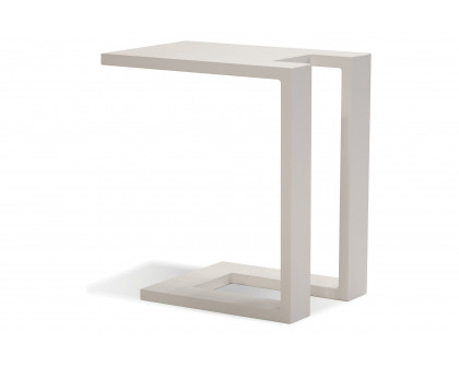 Mobital Ambleside End Table - White, Aluminum