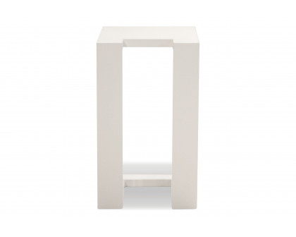 Mobital Ambleside End Table - White, Aluminum