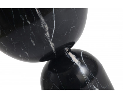 Mobital Apothecary Low End Table - Black, Marble