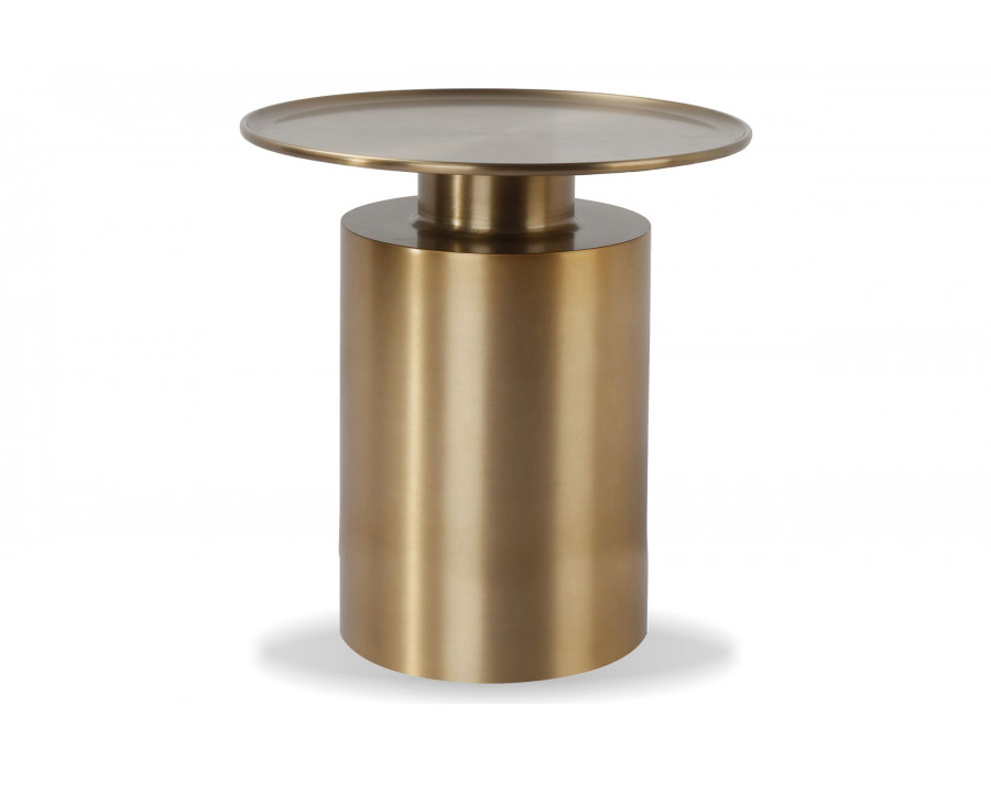 Mobital Rook End Table - Brass Antique