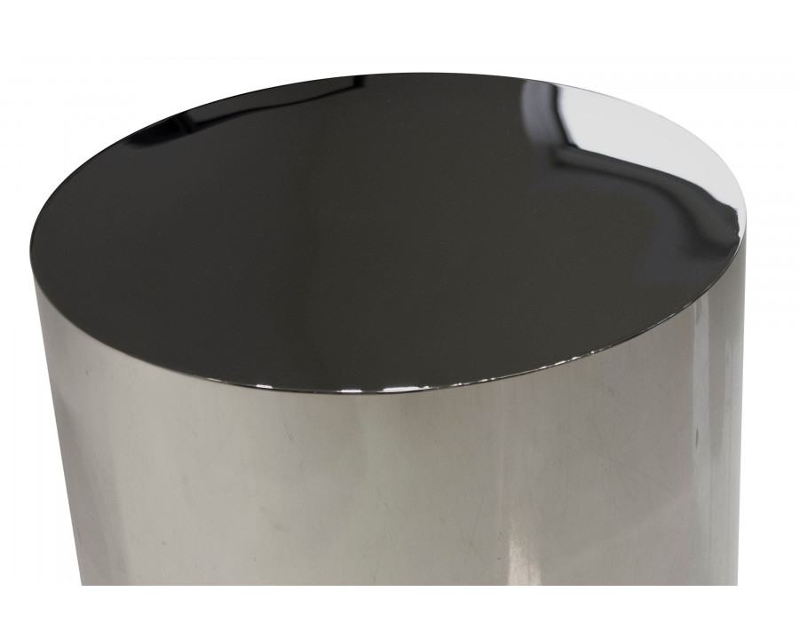 Mobital Sphere Round End Table - Black, Steel