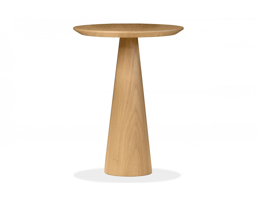 Mobital Tower Tall  End Table - White Oak