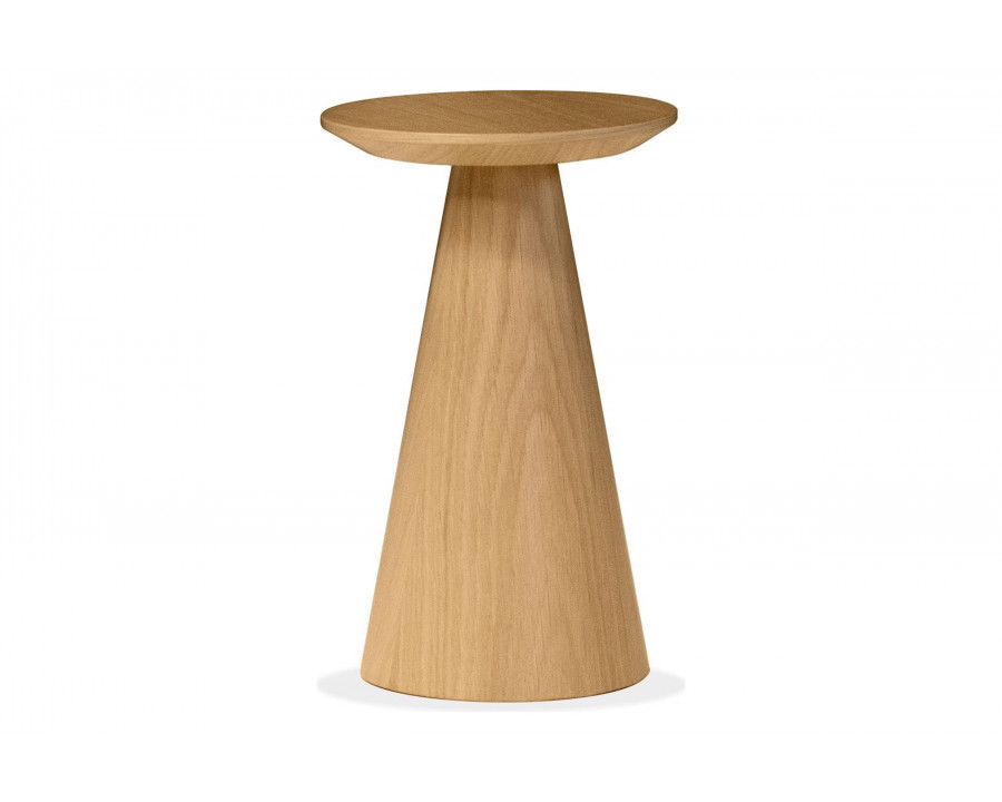 Mobital Tower Low End Table - White Oak