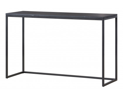 Mobital - Onix Sofa Table in Black Marquina Marble