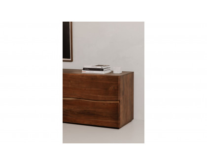 Moe's - Watson Contemporary 4 Drawers Dresser in Brown