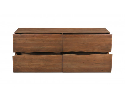 Moe's - Watson Contemporary 4 Drawers Dresser in Brown