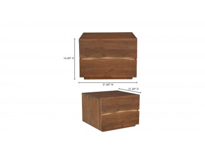 Moe's - Watson Contemporary Nightstand in Brown