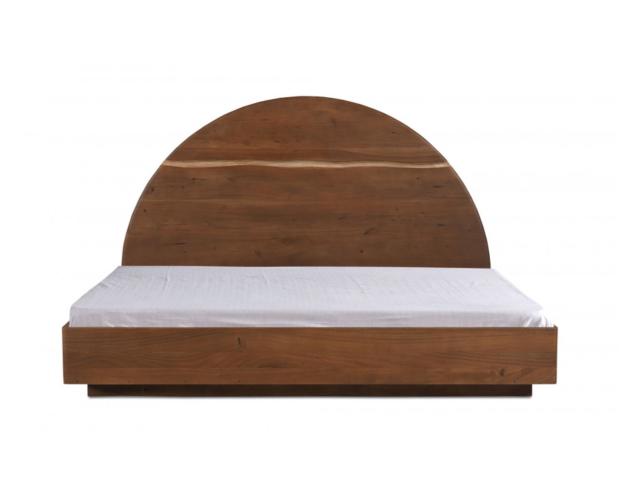 Moe's Watson Contemporary King Size Bed - Brown