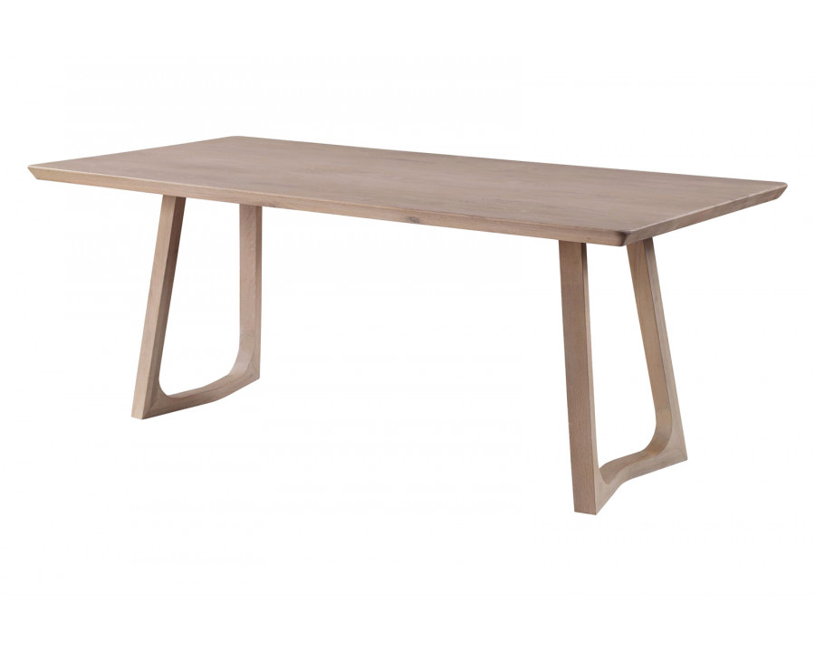 Moe's Silas Rectangular Dining Table - White