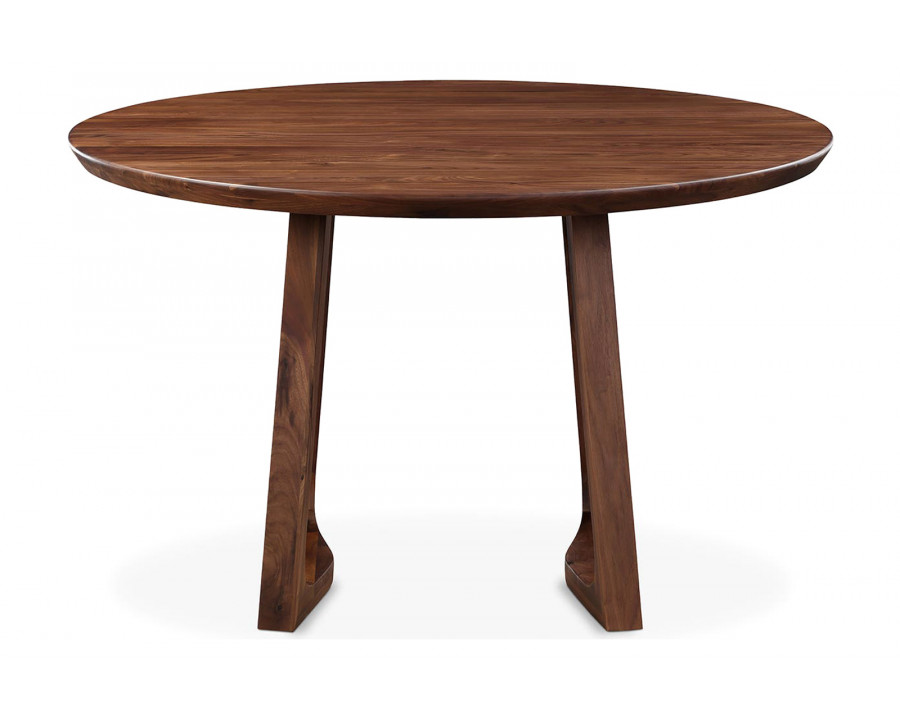 Moe's Silas Round Dining Table - Walnut