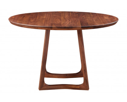 Moe's Silas Round Dining Table - Walnut