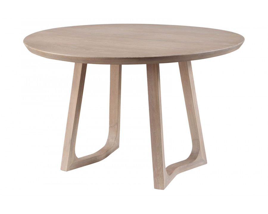 Moe's Silas Round Dining Table - White