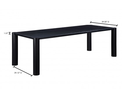 Moe's Post Dining Table - Black, Large