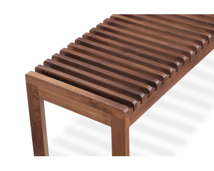 Moe's Rohe Bench - Brown