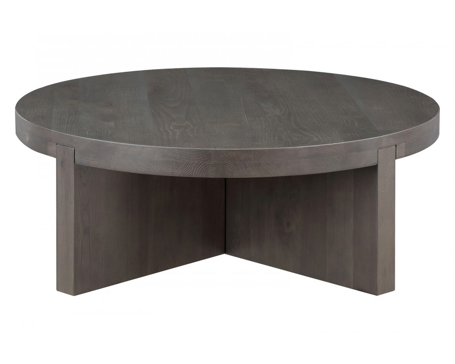 Moe's Folke Round Coffee Table - Dark Brown