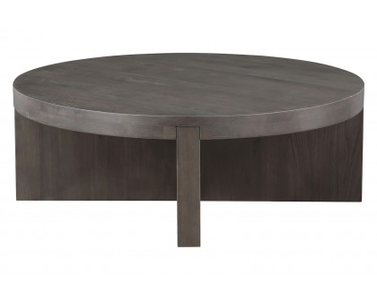 Moe's Folke Round Coffee Table - Dark Brown