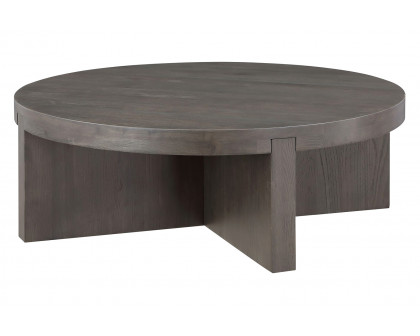 Moe's Folke Round Coffee Table - Dark Brown