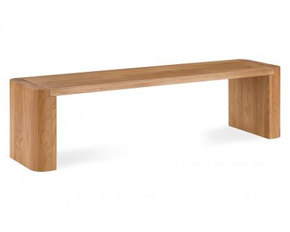 Moe's Post Dining Bench - Natural, Small