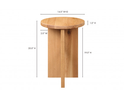 Moe's Grace Accent Table - Natural