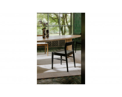 Moe's Owing Mid-Century Modern Dining Chair Set of 2 - Black