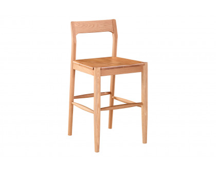 Moe's Owing Counter Stool - Natural Oak