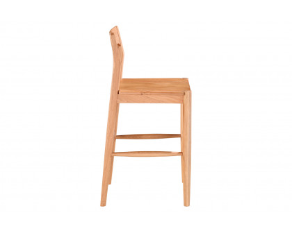 Moe's Owing Counter Stool - Natural Oak