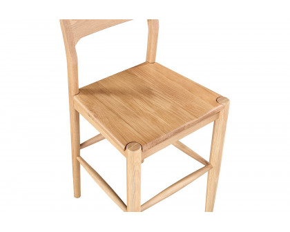 Moe's Owing Counter Stool - Natural Oak