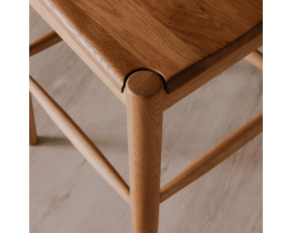 Moe's Owing Counter Stool - Natural Oak