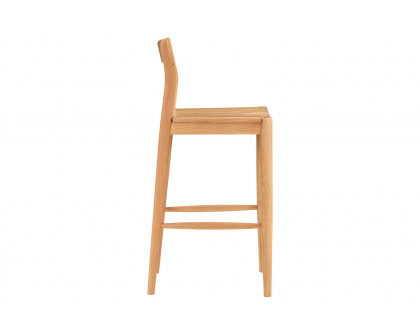 Moe's Owing Barstool - Natural Oak