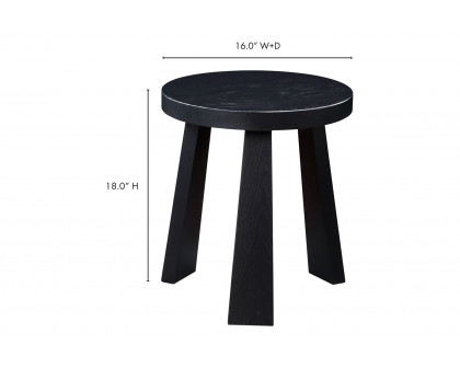 Moe's Lund Stool - Black Oak