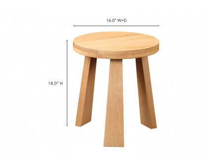 Moe's Lund Stool - Natural