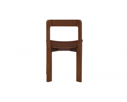 Moe's - Daifuku Modern Dining Chair Set of 2 in Walnut Stained Ash