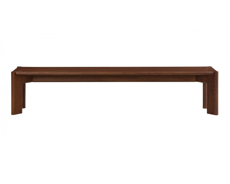 Moe's Daifuku Modern Dining Bench - Walnut Stained Ash, Large